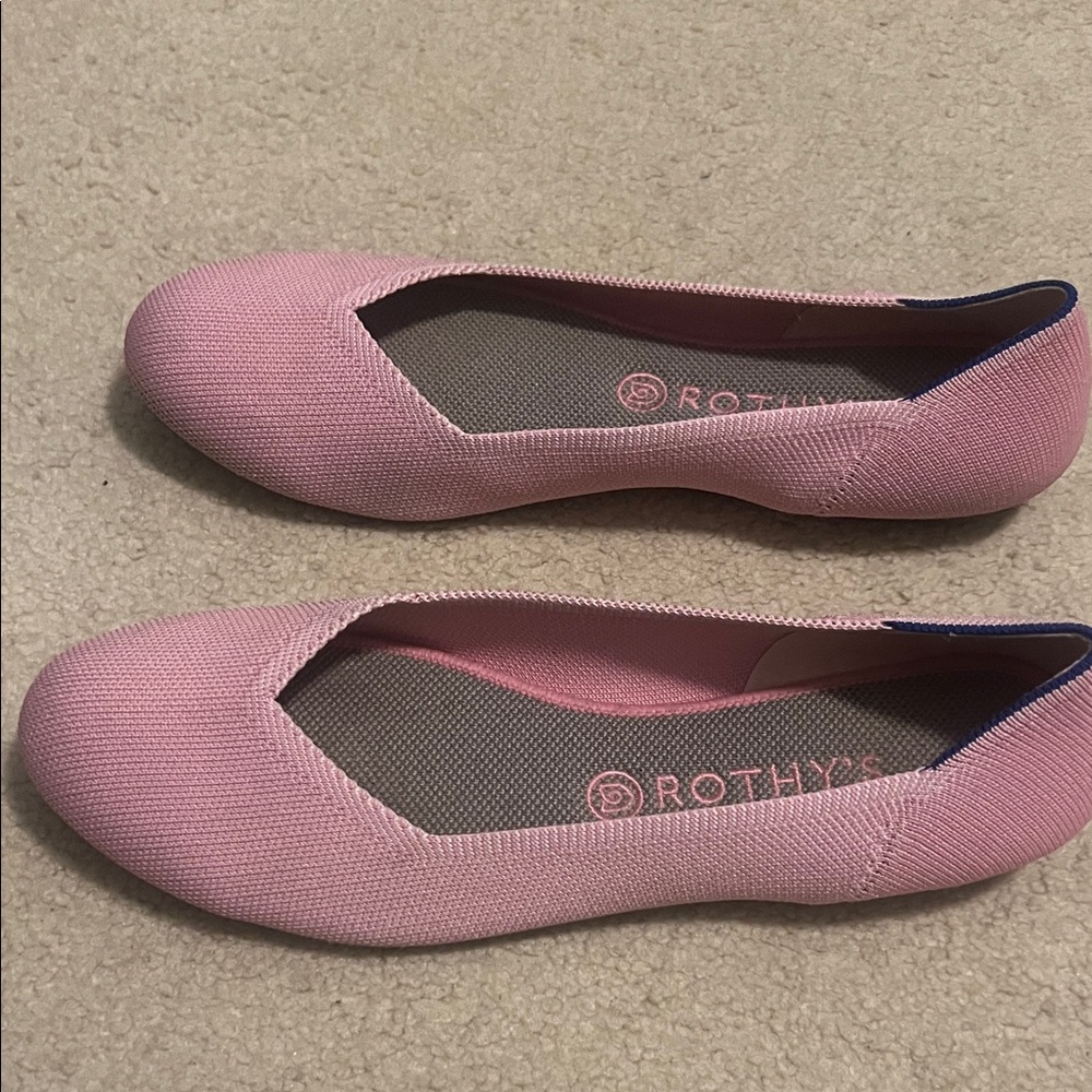 Rothy's Soft Pink Women's Flats - Picture 5 of 6